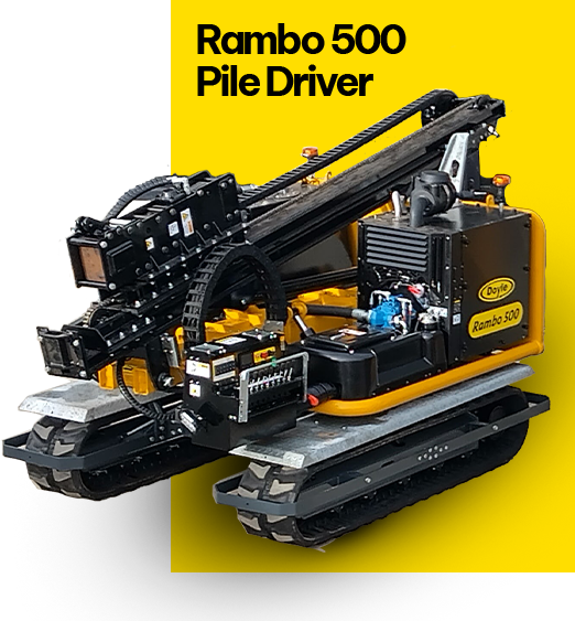 rambo 500 pile driver - denis doyle Ltd